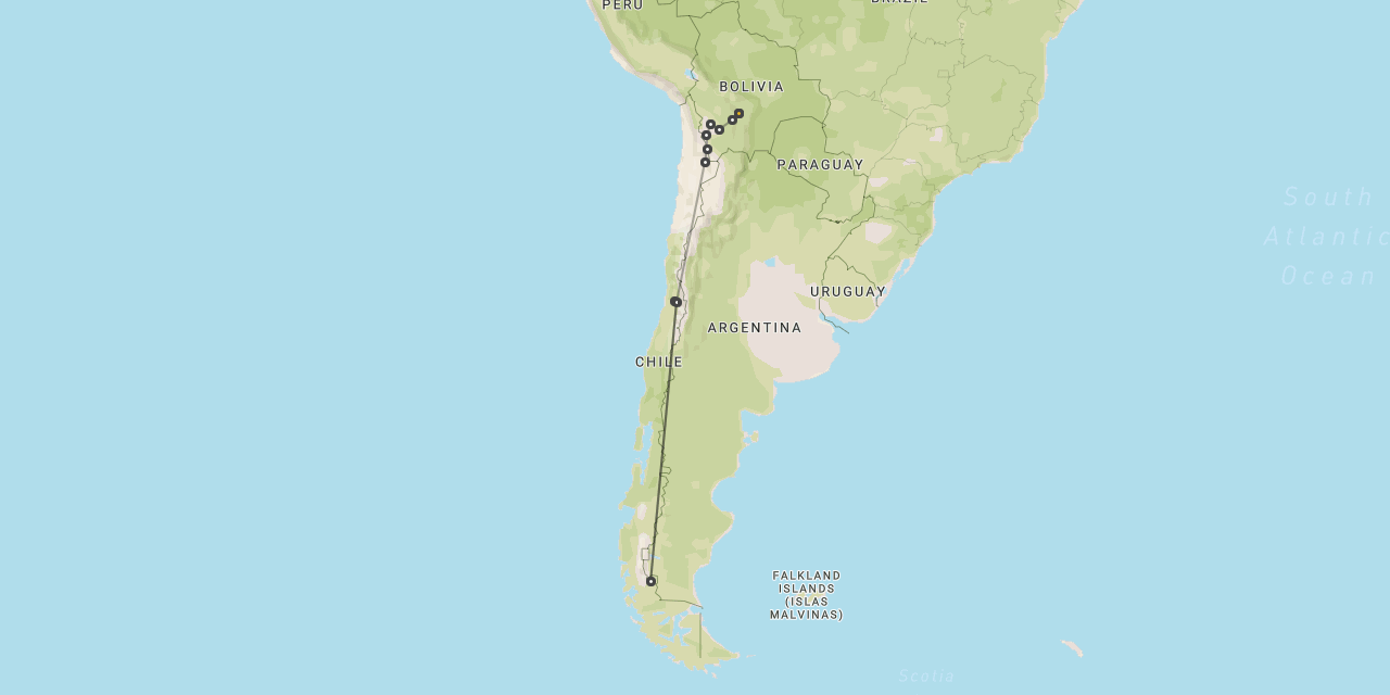 Patagonia, Atacama & Salar