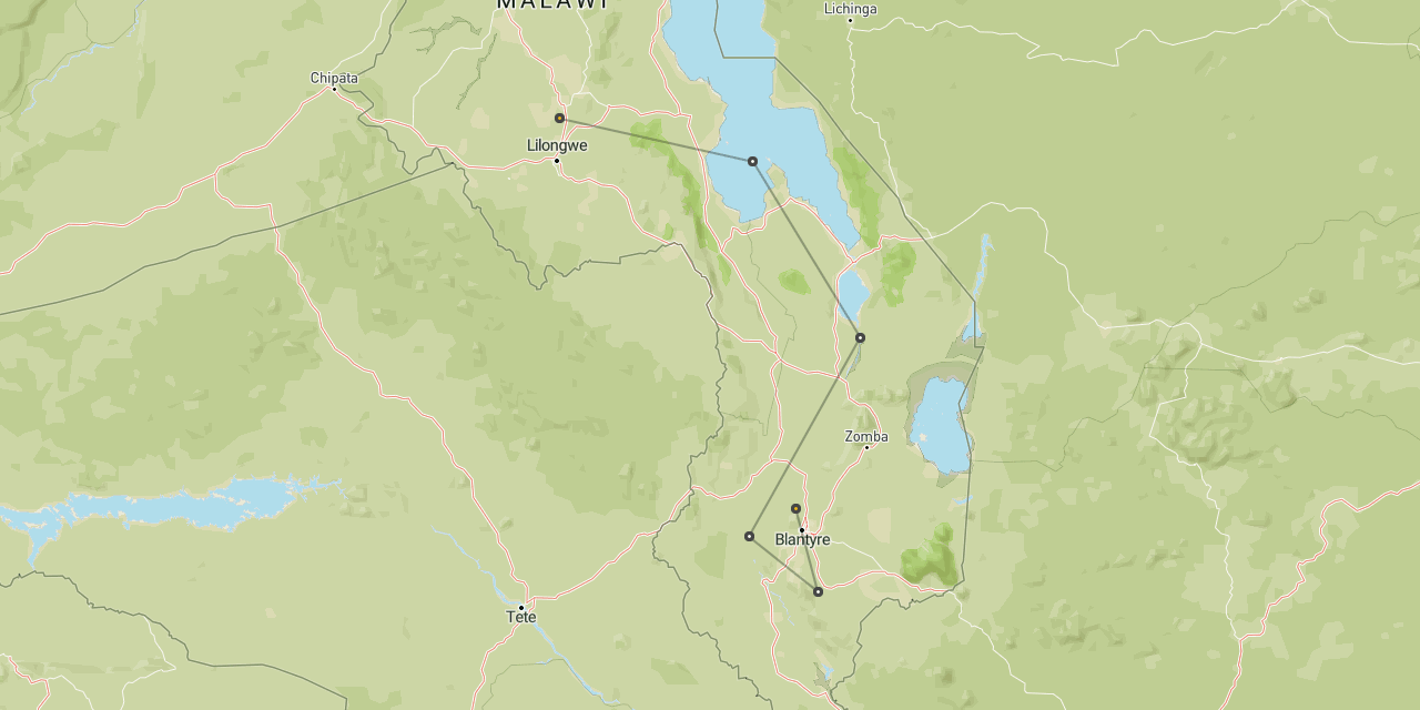 Mulanje, Majete, Liwonde & Lake Malawi