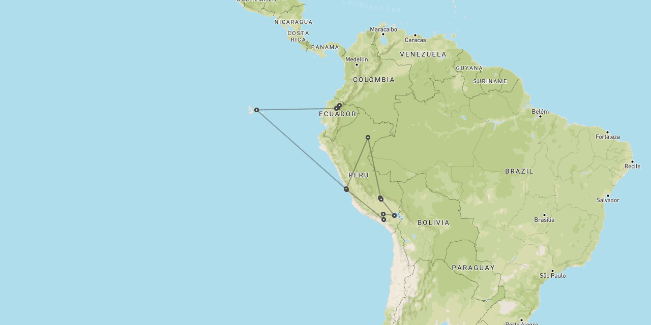 Otavalo, Galapagos, Inca & Amazon