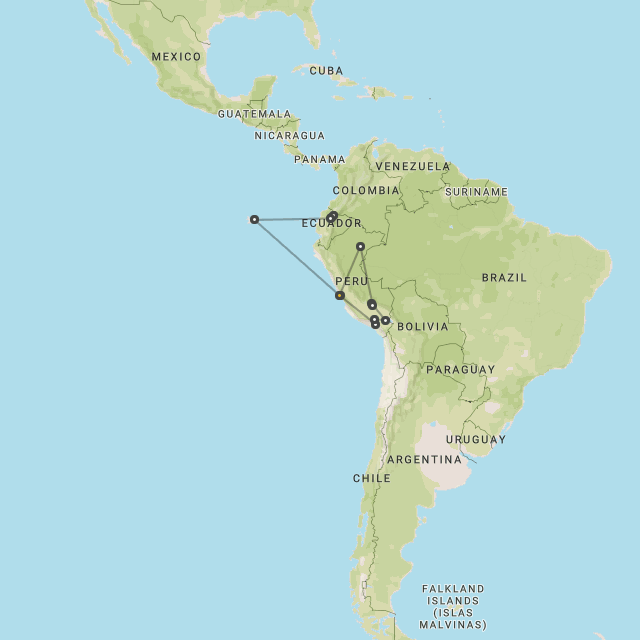 Otavalo, Galapagos, Inca & Amazon