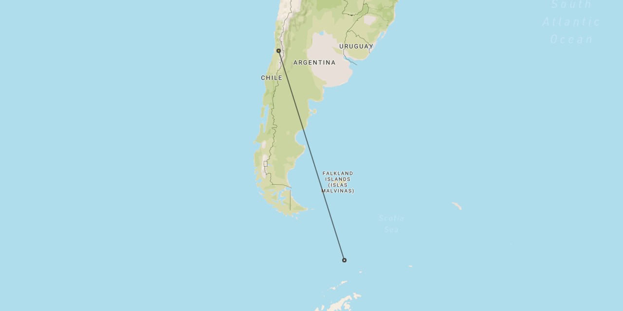 Antarctica by air from Chile