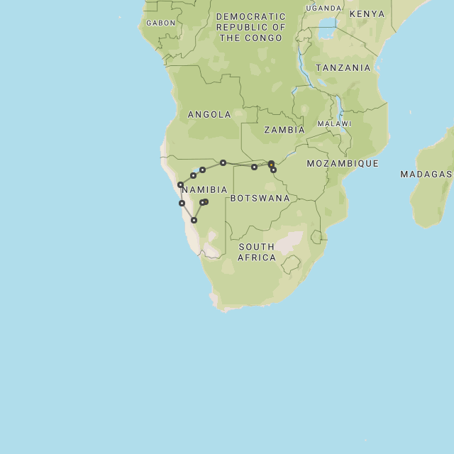 Self-drive Nam, Falls & Hwange