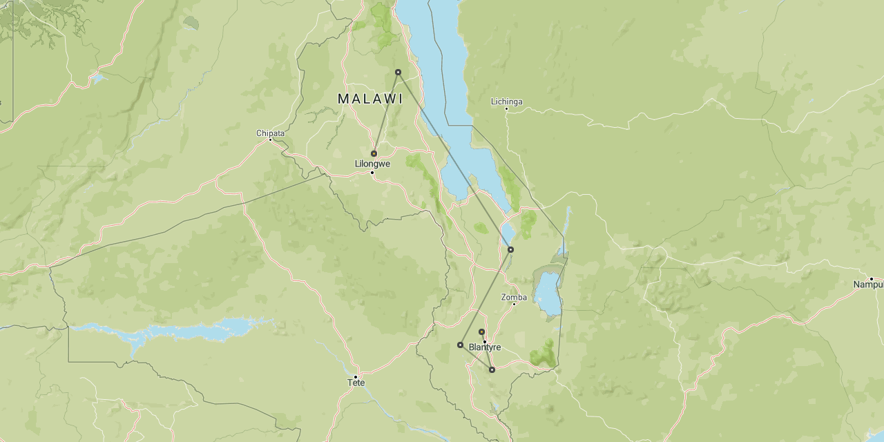 Mulanje, Majete, Liwonde & Nkhotakota