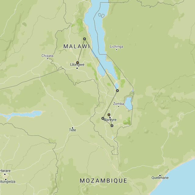 Mulanje, Majete, Liwonde & Nkhotakota