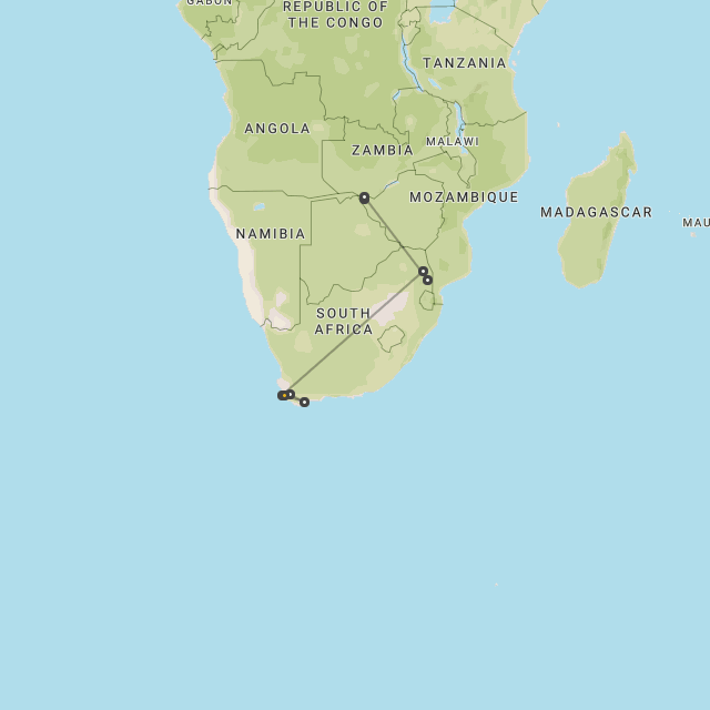 Vic Falls, Kruger & Cape