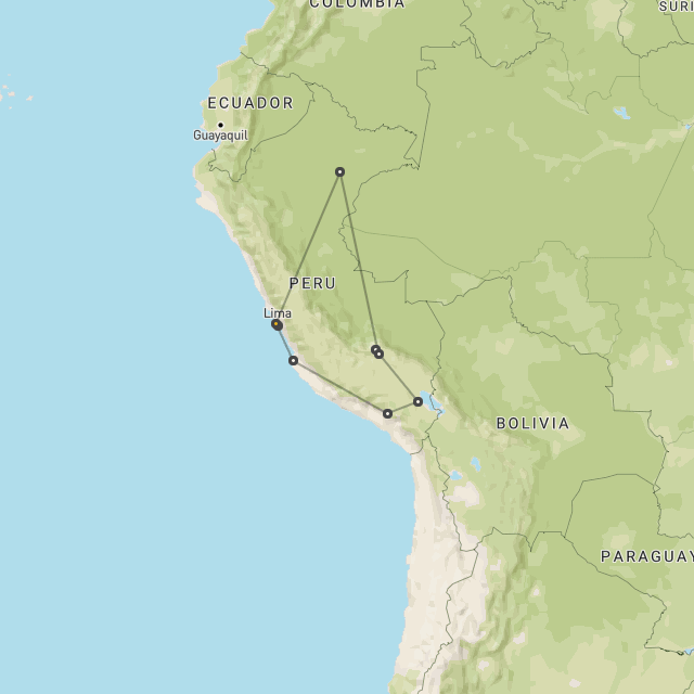 Paracas, Titicaca, Inca & Amazon