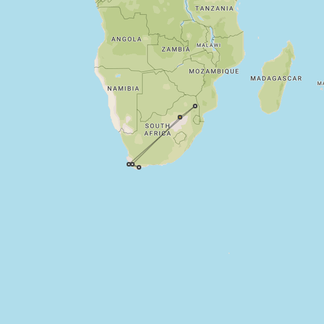 Kruger safari and Cape