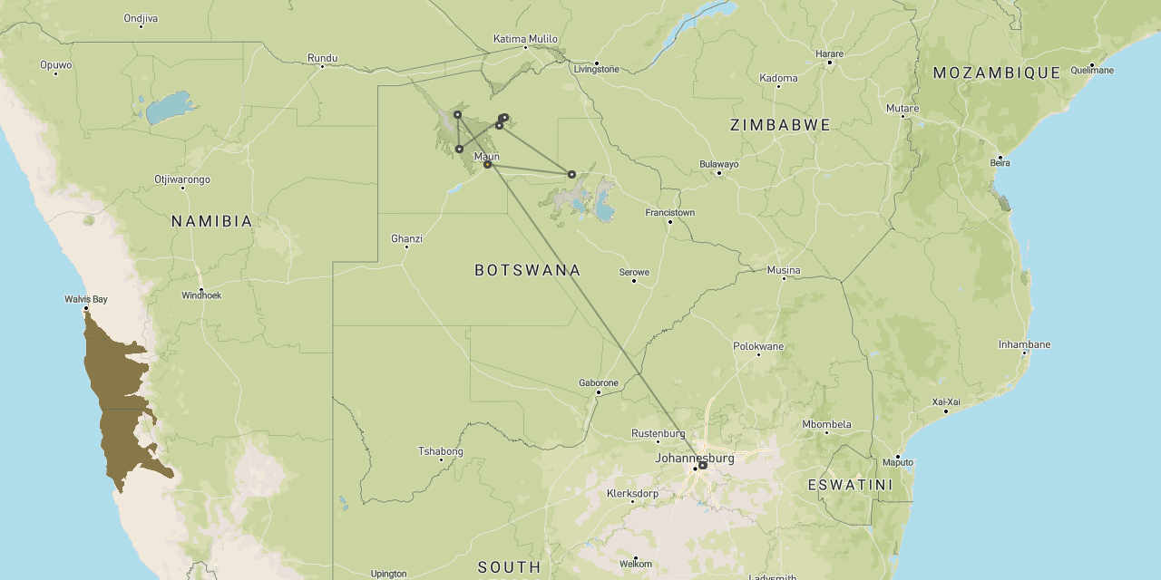 Long Botswana safari