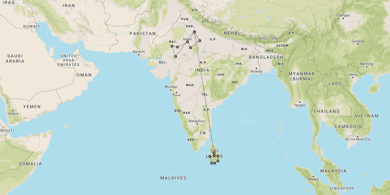 Rajasthan & Sri Lanka