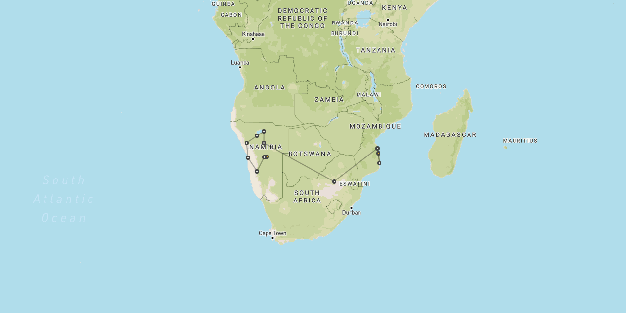 Namibia self-drive & Mozambique