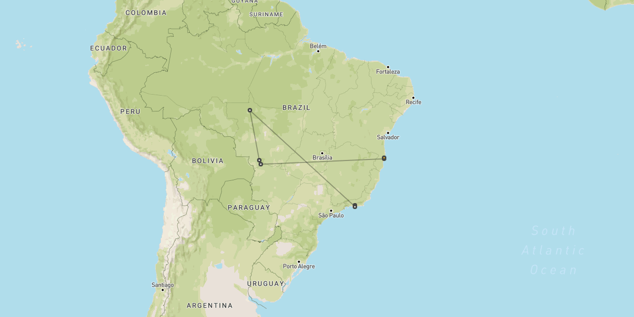 Rio, Amazon, Pantanal & Seguro