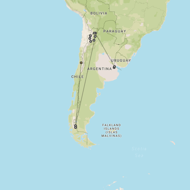 Salta, Glaciares & Torres