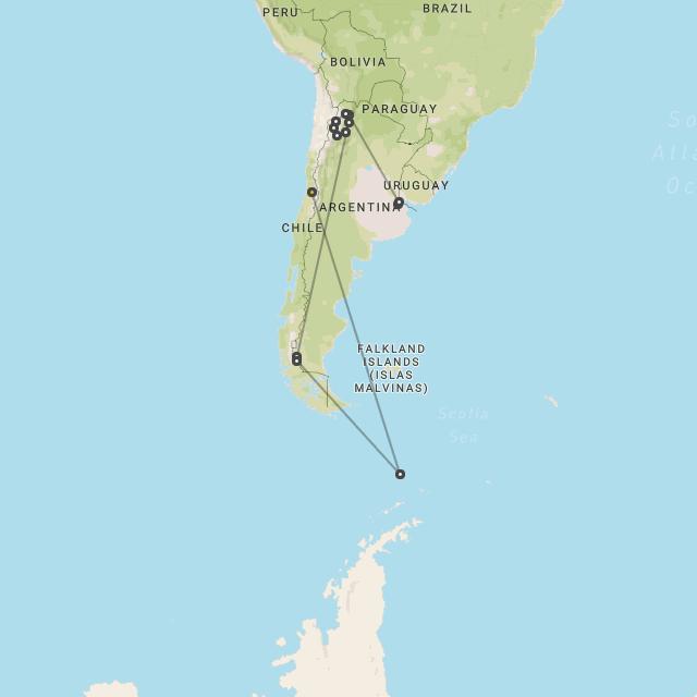 Andes, Patagonia & Antarctica