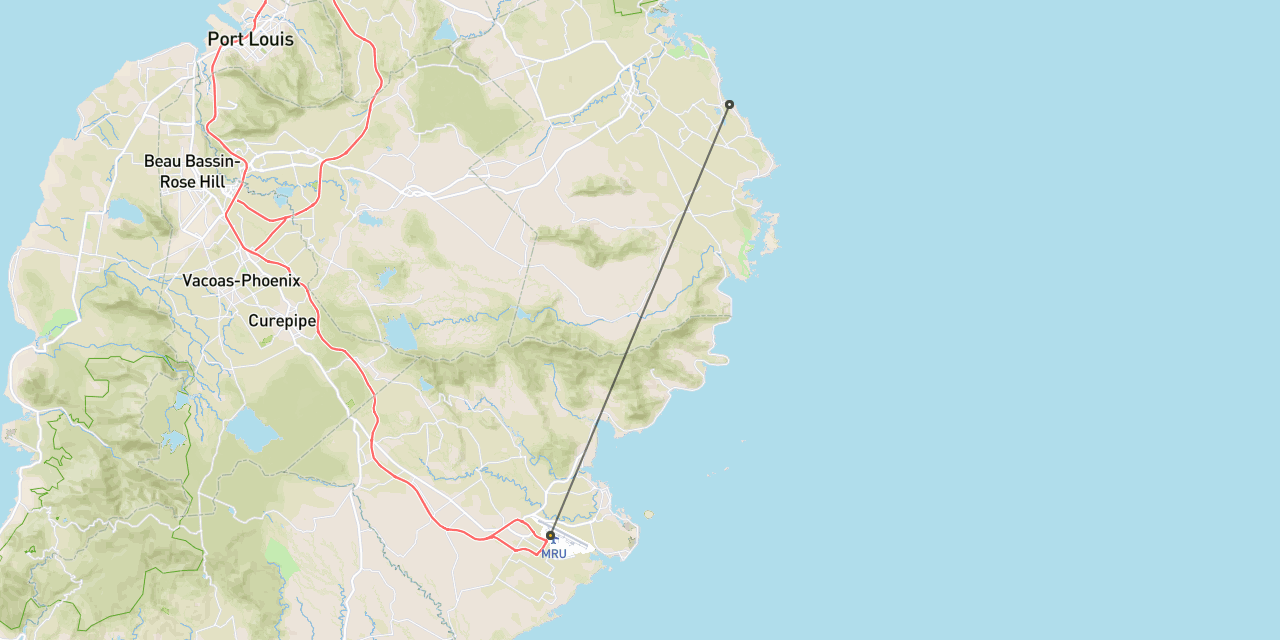 Mauritius tropical beaches