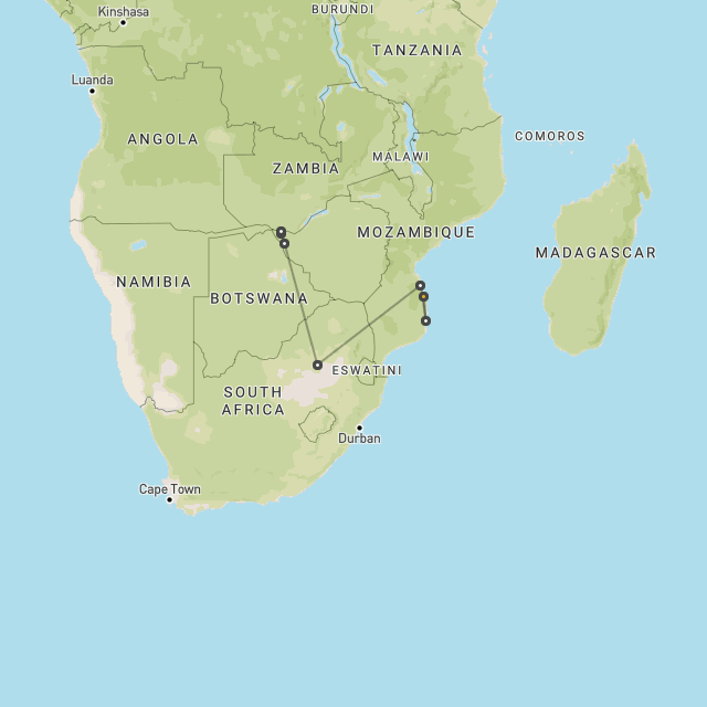 Vic Falls, Hwange & Mozambique