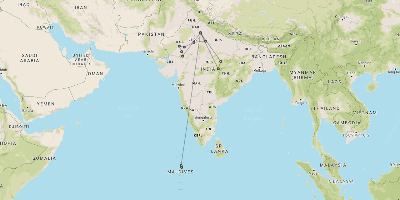 Tigers, Rajasthan & beaches