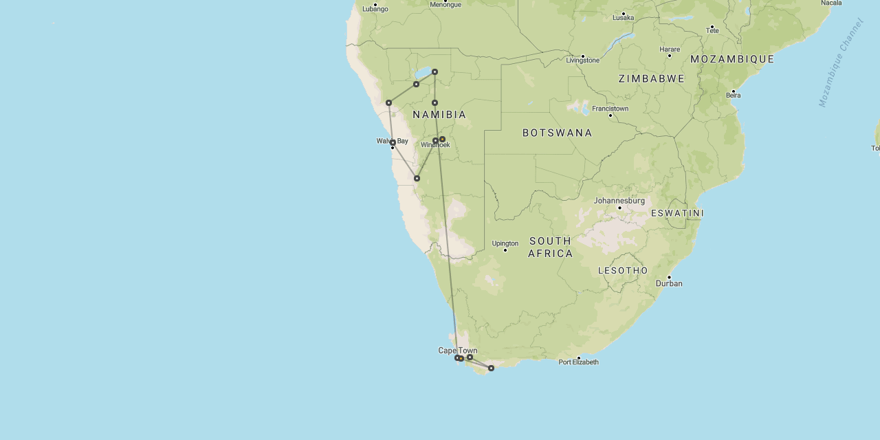 Self-drive Nam & Cape